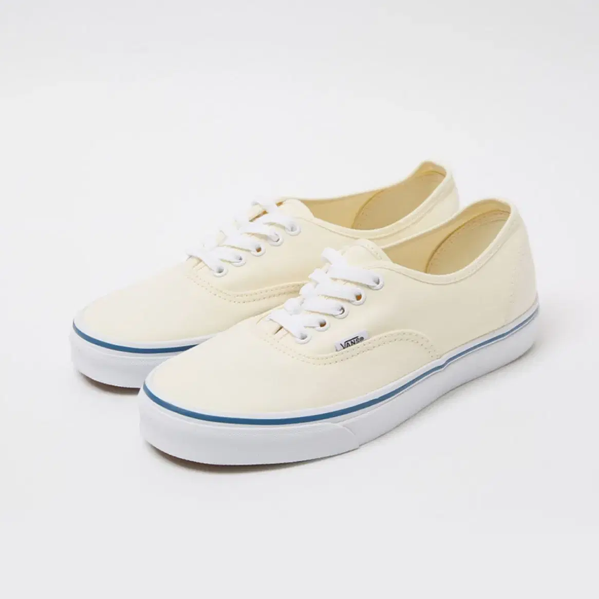 (새상품) 반스 vans vault 어센틱 크림색