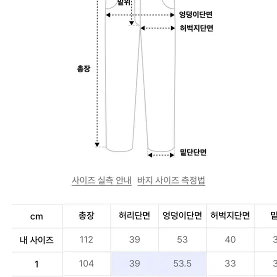 밈더워드로브 스타더스트 테이퍼드 데님 팬츠 3사이즈