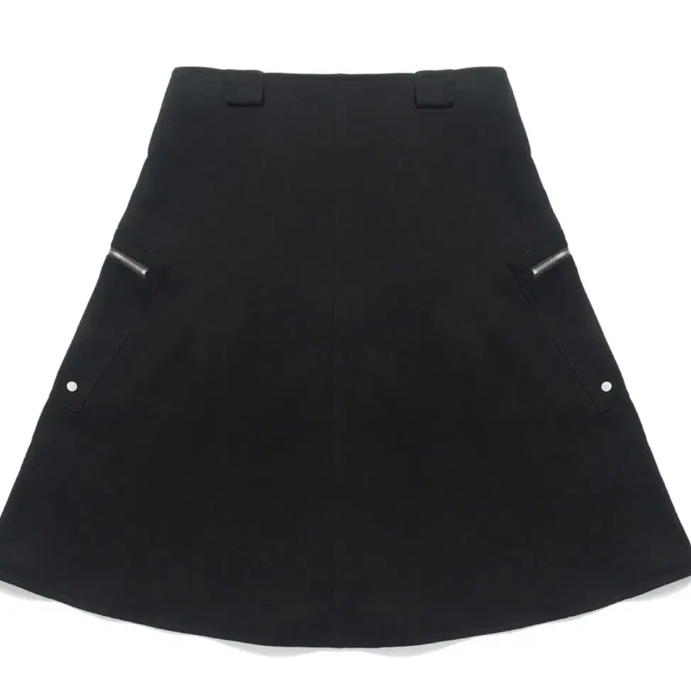 허그유어스킨 studed midi-skirt 블랙