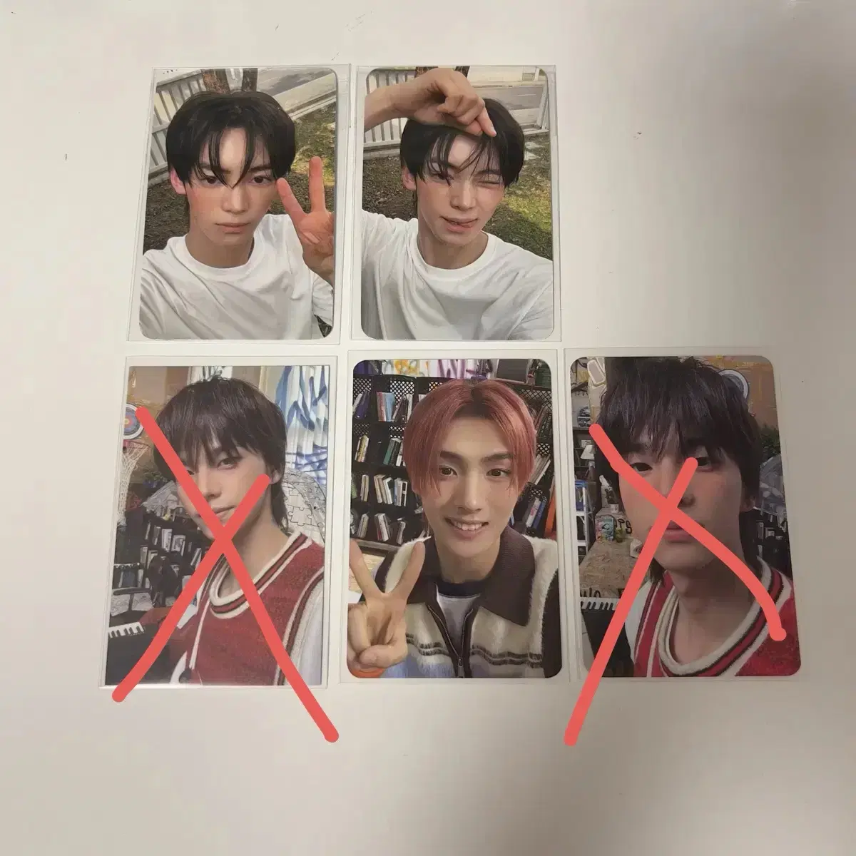 투어스 포카 양도합니다 신유 도훈 영재 한진 지훈 경민 photocard