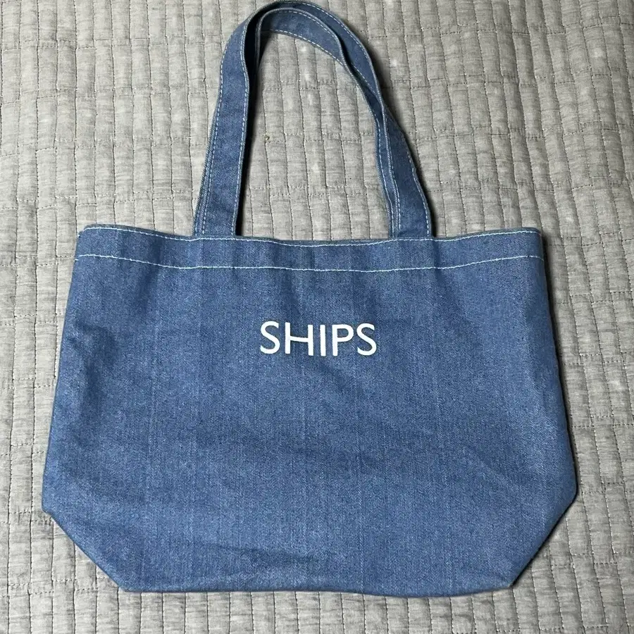 SHIPS 쉽스 데님 토트백 에코백