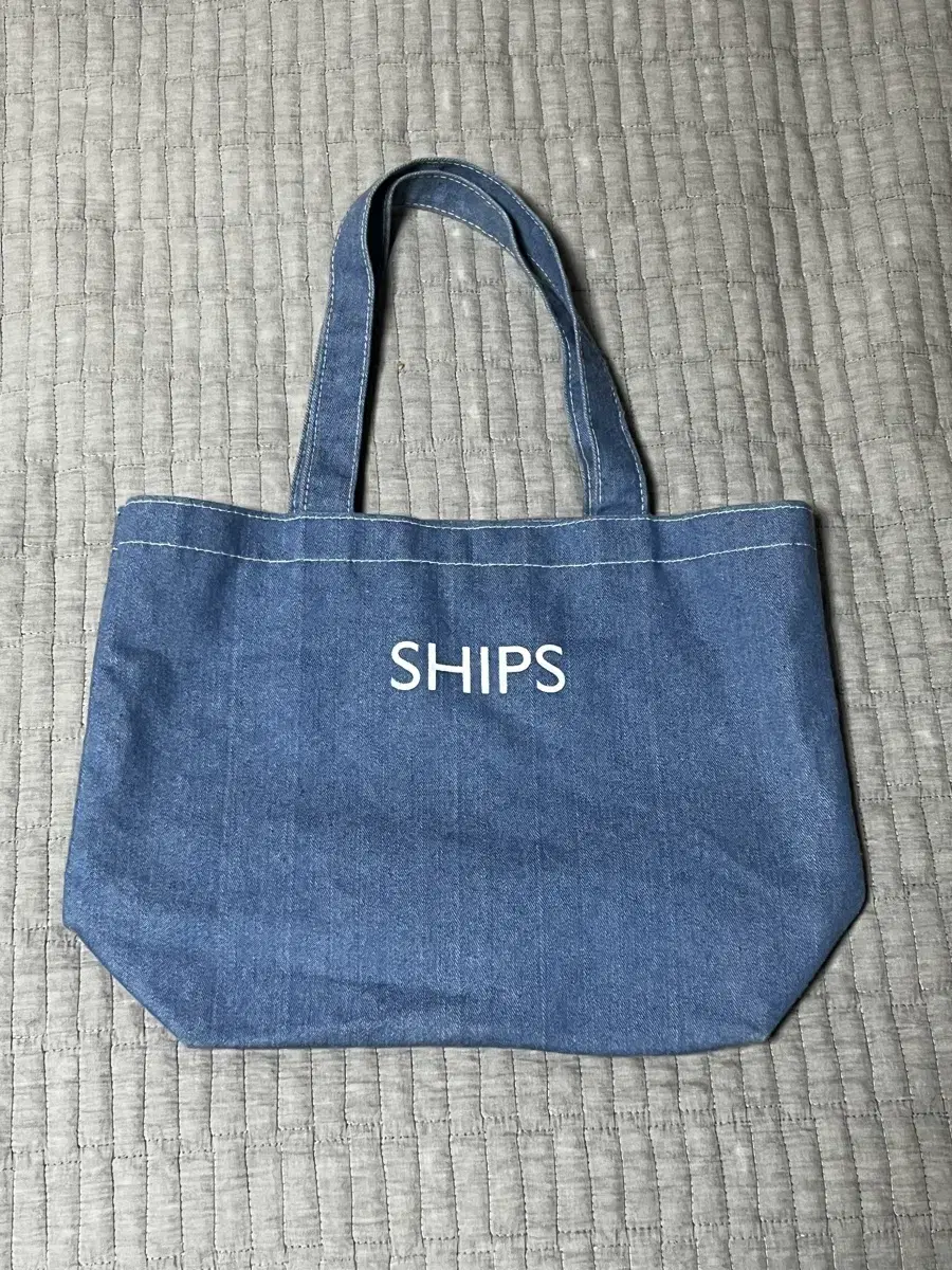 SHIPS 쉽스 데님 토트백 에코백