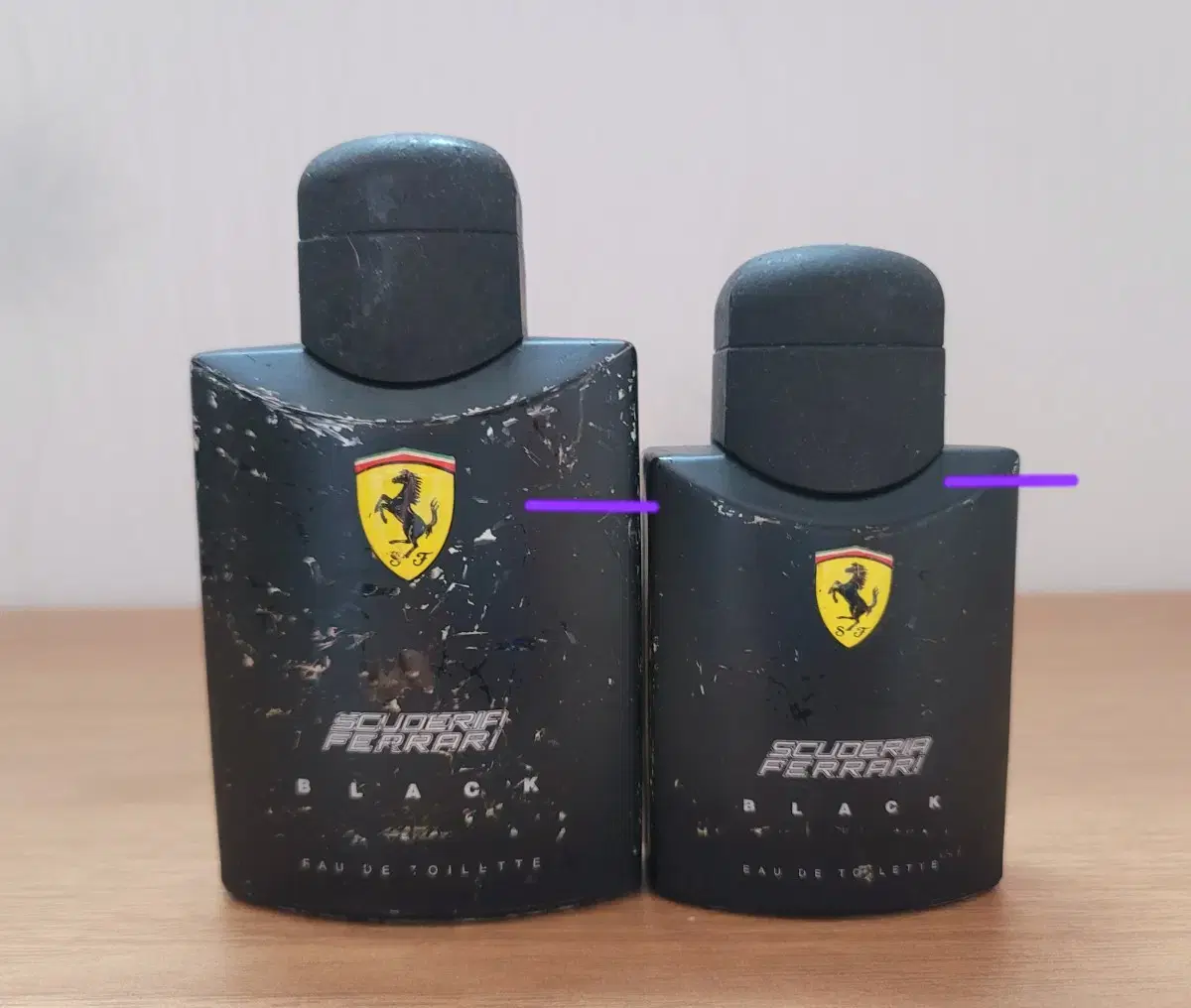 향수(일괄판매)페라리 블랙 125ml+75ml