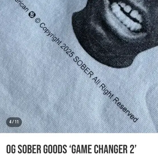 소버 OG Sober Goods game changer 2 롱슬리브 L