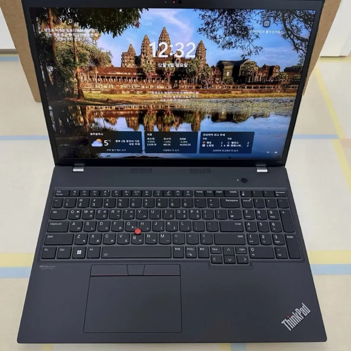 래노버 Thinkpad 씽크패드 T16 amd CTO 신동품 노트북