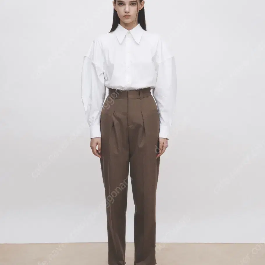 아비에무아 High-Rise Tapered-Leg Trousers