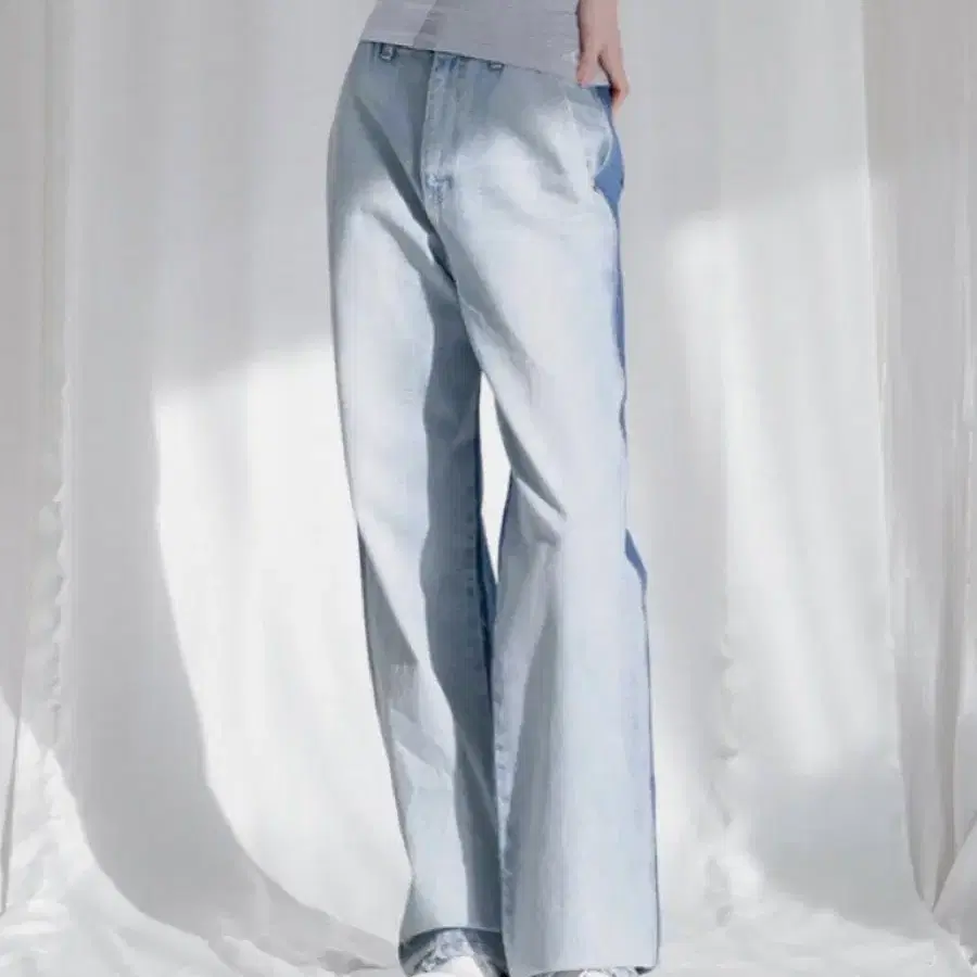 어반드레스 Reverse wide denim pants 와이드 팬츠