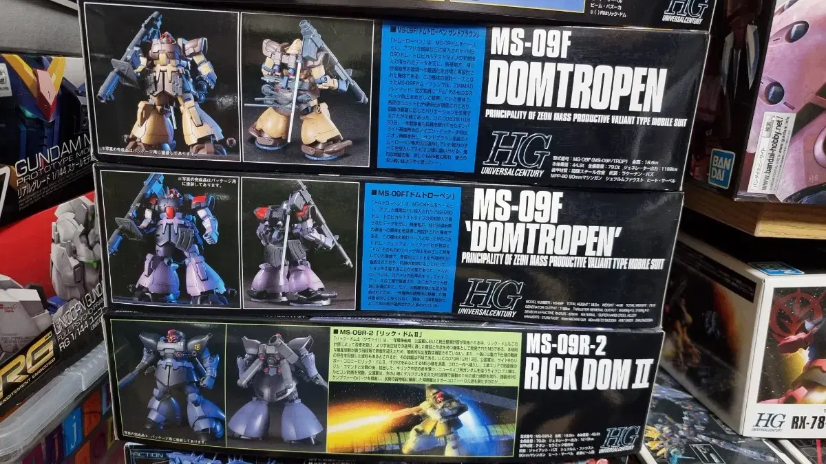 Vahn's Gundam, Gunpla, Plastic Model, HG Domtropen, Domtropen Desert, Rick Dom 2, No Charge