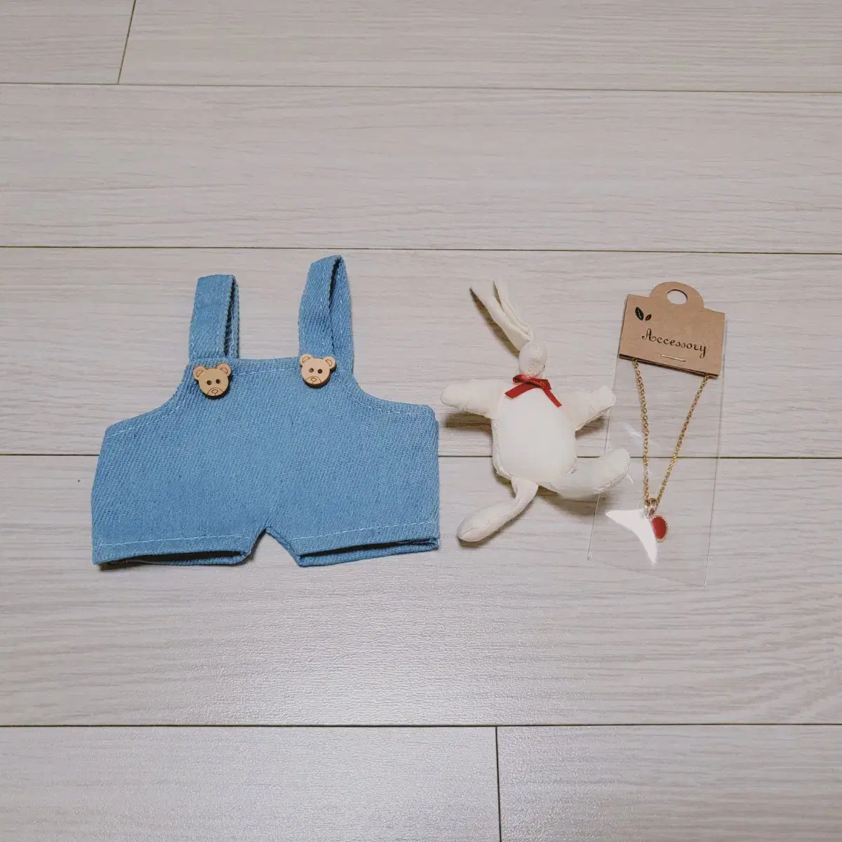 솜인형 20cm 멜빵+소품 set  운포 5천원