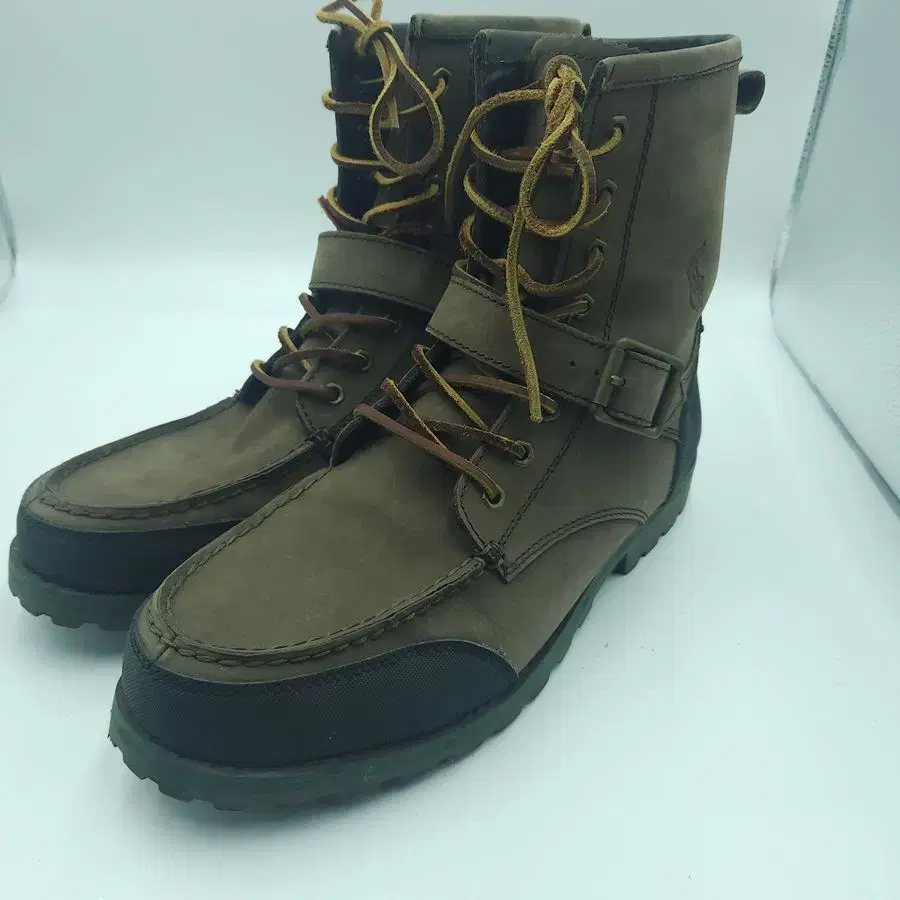 [11.5D] Polo Ralph Lauren Leather Boots [Y4C-096]/Vintage Friends