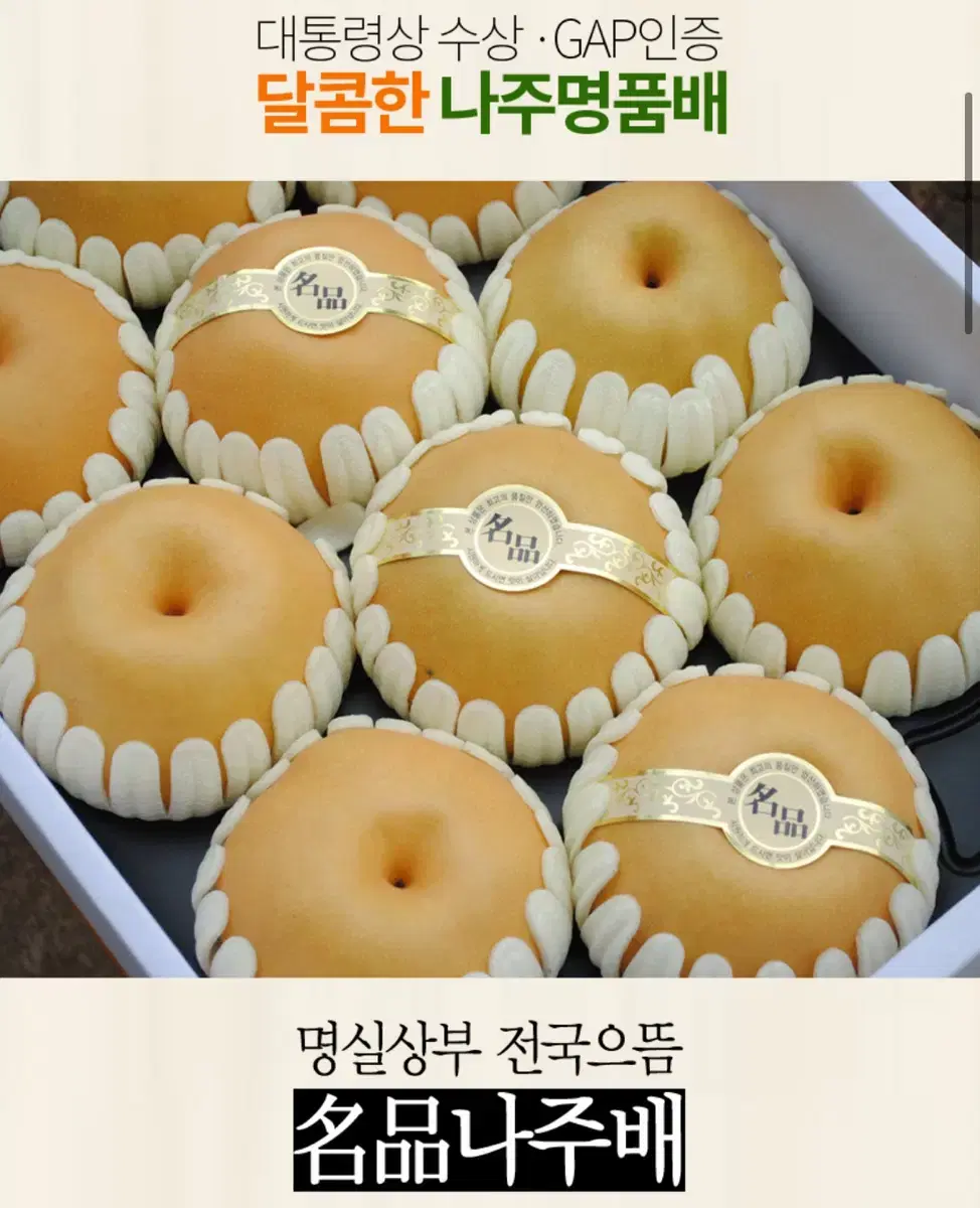 나주 명품배 선물세트 5kg 6-7과 (특대과)