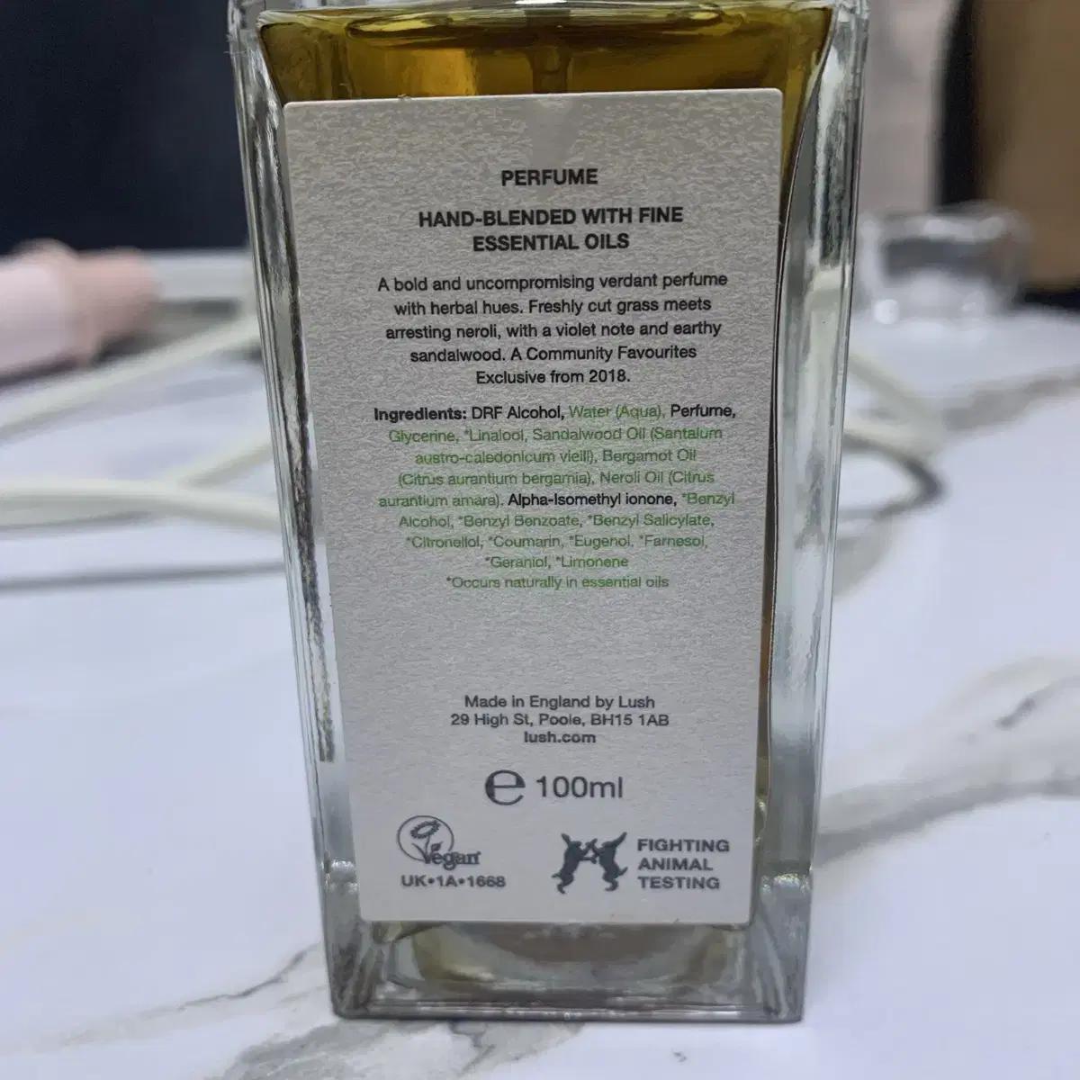 러쉬 그래스 퍼퓸 100ml, lush grass