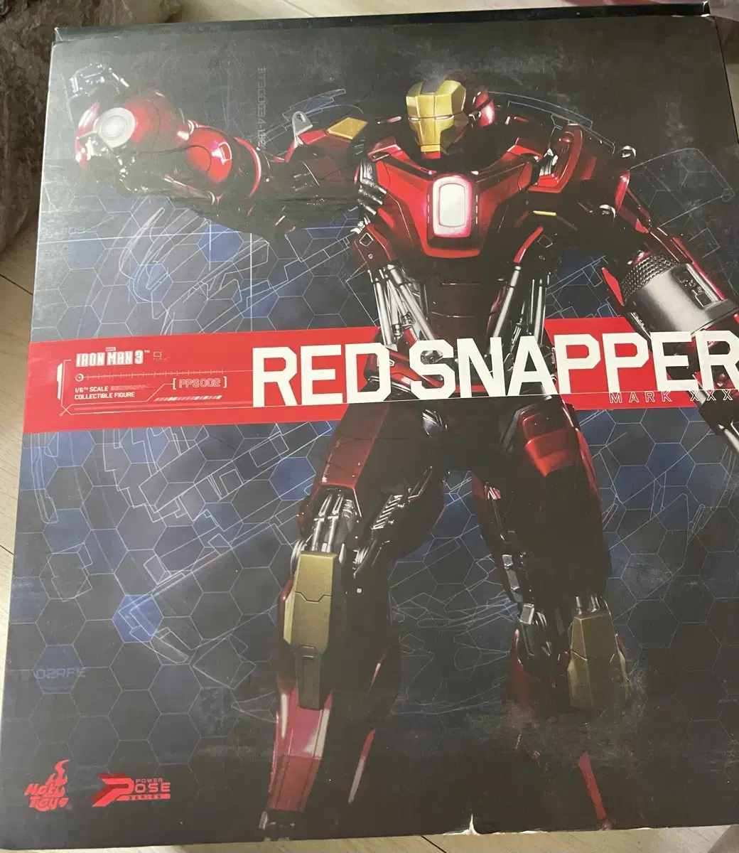 Hot Toys Iron Man Mk-35 Red Snaper Power Pose