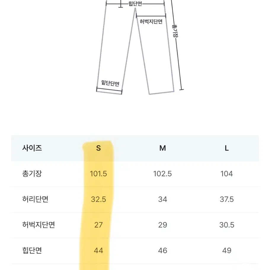 123앙드트와 이터널 클래식 인디고 생지 데님 s