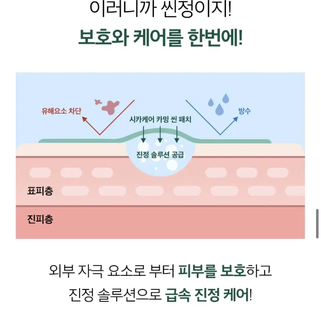 [새상품] 성분에디터 시카케어 카밍 씬 패치