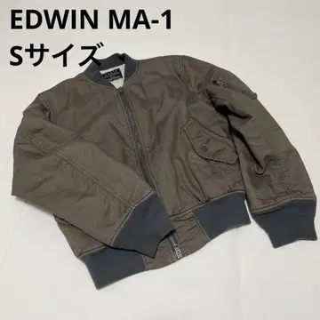 EDWIN MA-1 패딩 자켓 카키색 S사이즈 남성/여성용