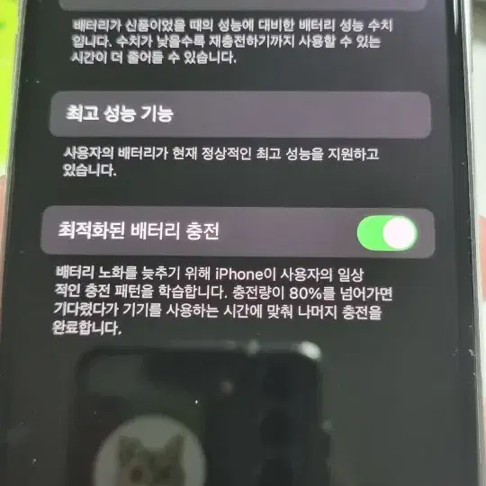 아이폰xs 256 화이트 80%