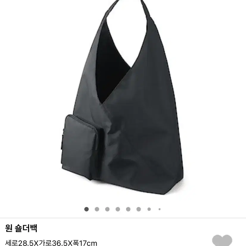 무인양품 MUJI 원 숄더백 블랙