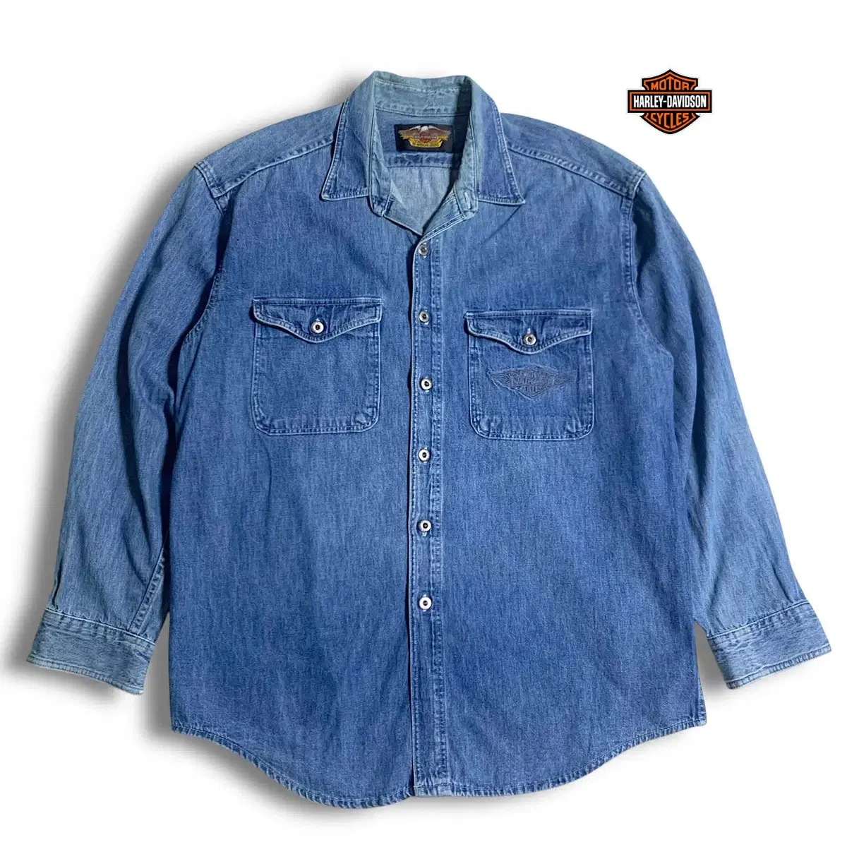 [XL~] Halrey davidosn denim shirt