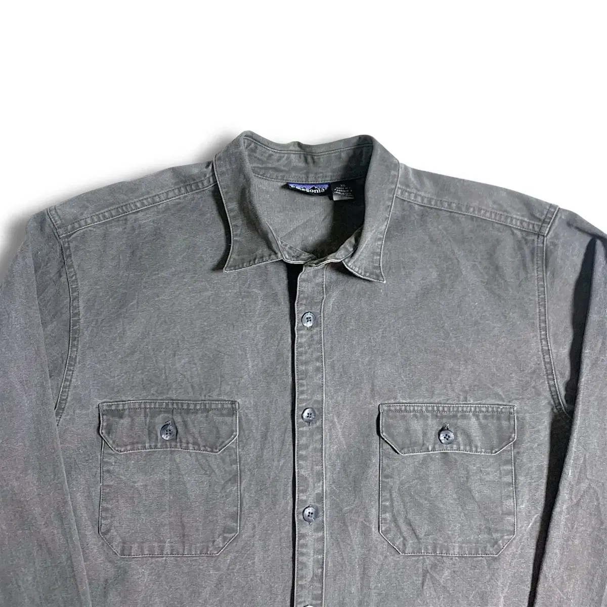 [2XL] Patagonia stone Washing shirt gray