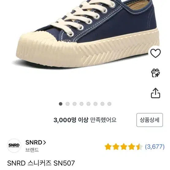 Snrd 스니커즈 네이비