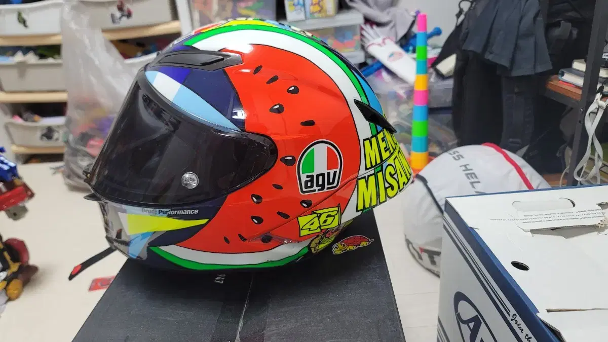 agv 피스타 미사노 2019 수박에디션 아시아핏 스몰