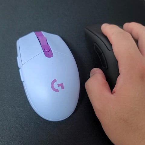 로지텍 G304 연보라 저소음개조 마우스