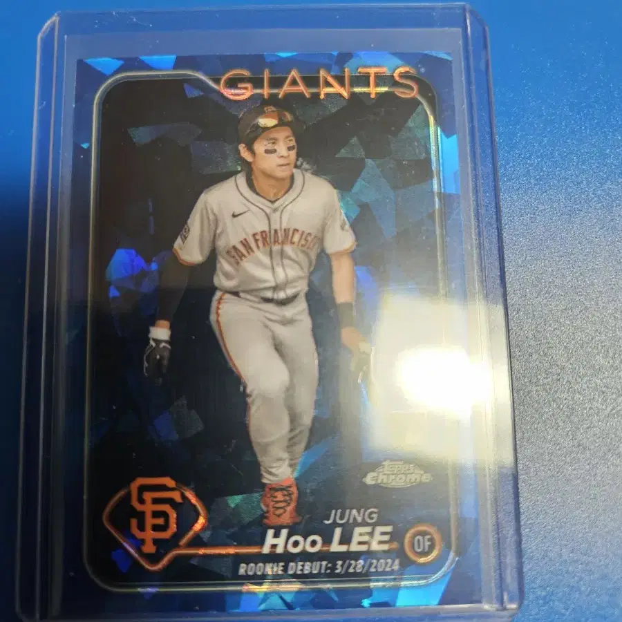 이정후 2024 Topps Chrome Sapphire 루키 카드