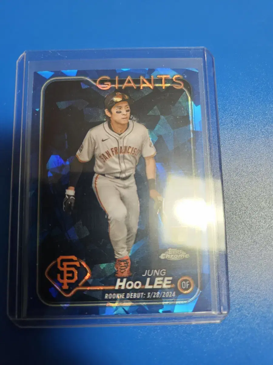 이정후 2024 Topps Chrome Sapphire 루키 카드