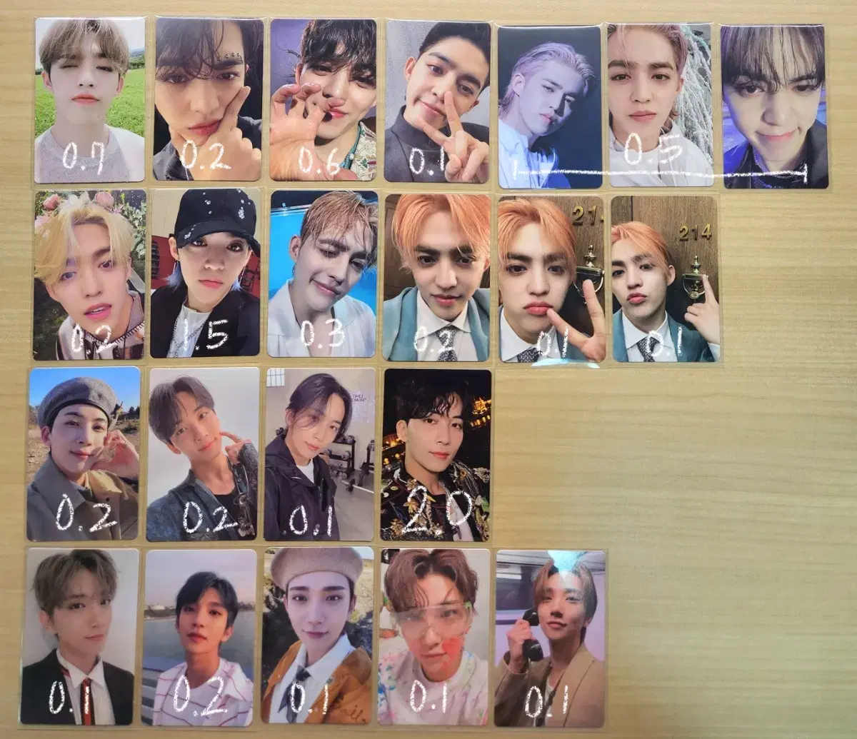 photocard, S.Coups, Jeonghan, Joshua, Junho, Siwon, Woozi, D.O, Minhyuk, DK, Seungkwan, Vernon, Dino