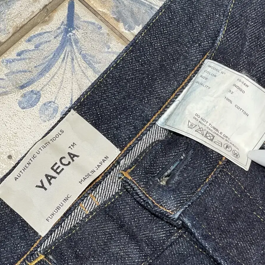 YAECA(야에카) 10-14W WIDE TAPERED DENIM