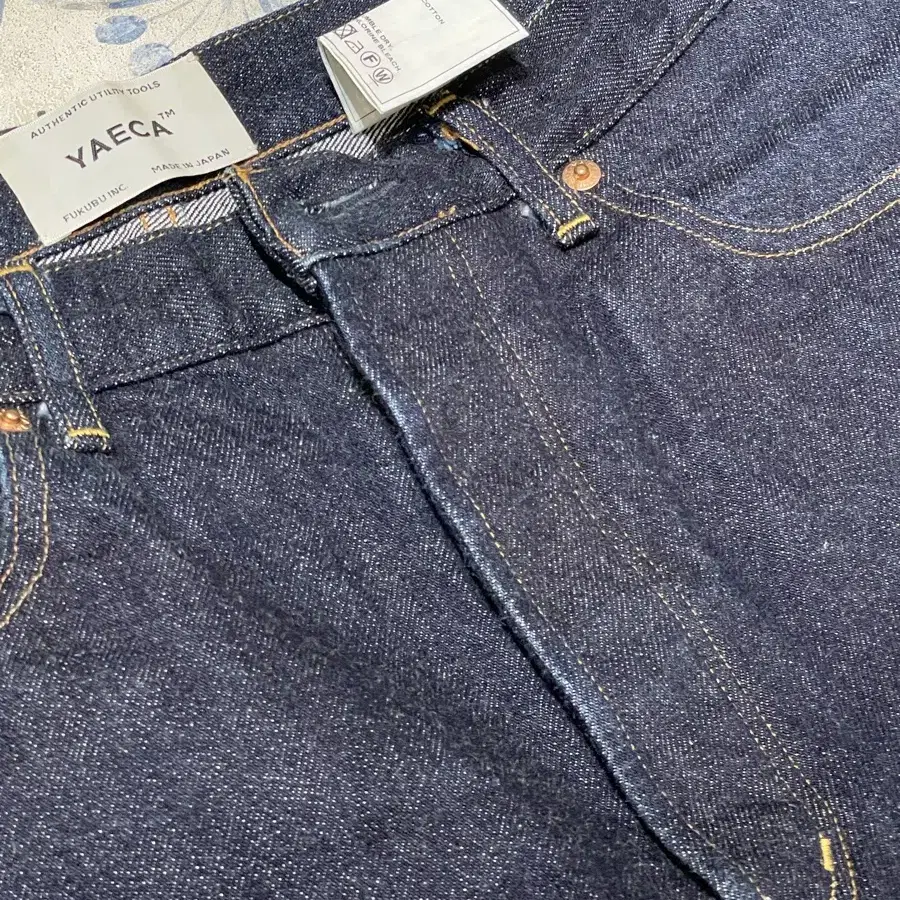 YAECA(야에카) 10-14W WIDE TAPERED DENIM