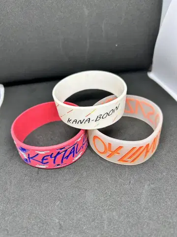 KANA-BOON KEYTALK 04LimitedSazabys 러버 밴드