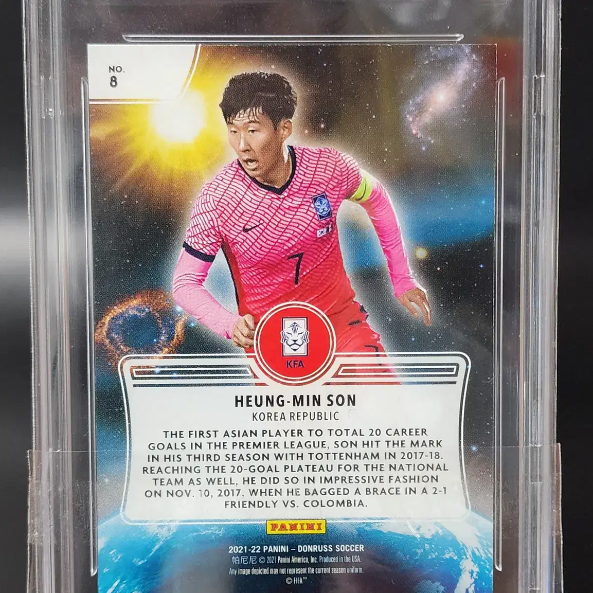 2021 파니니 Donruss Zero Gravity 손흥민 BRG 9점