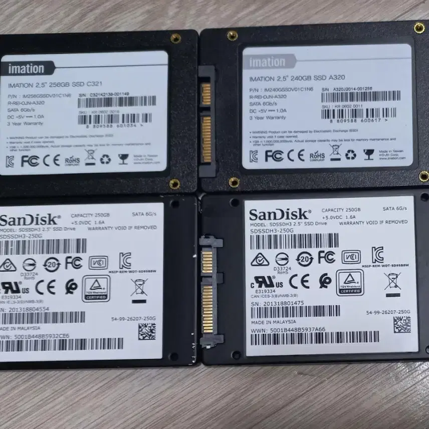 240g ssd 4개 일괄 택포