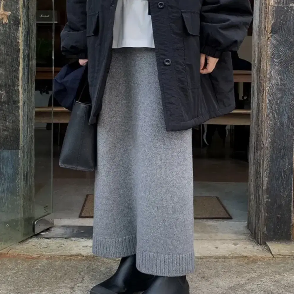 어리틀빗 sis wool kint skirt (wool 60)