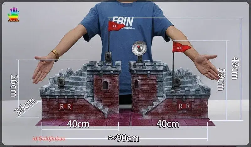 미개봉 잭스두 성 디오라마 레진 피규어 드래곤볼 레드리본