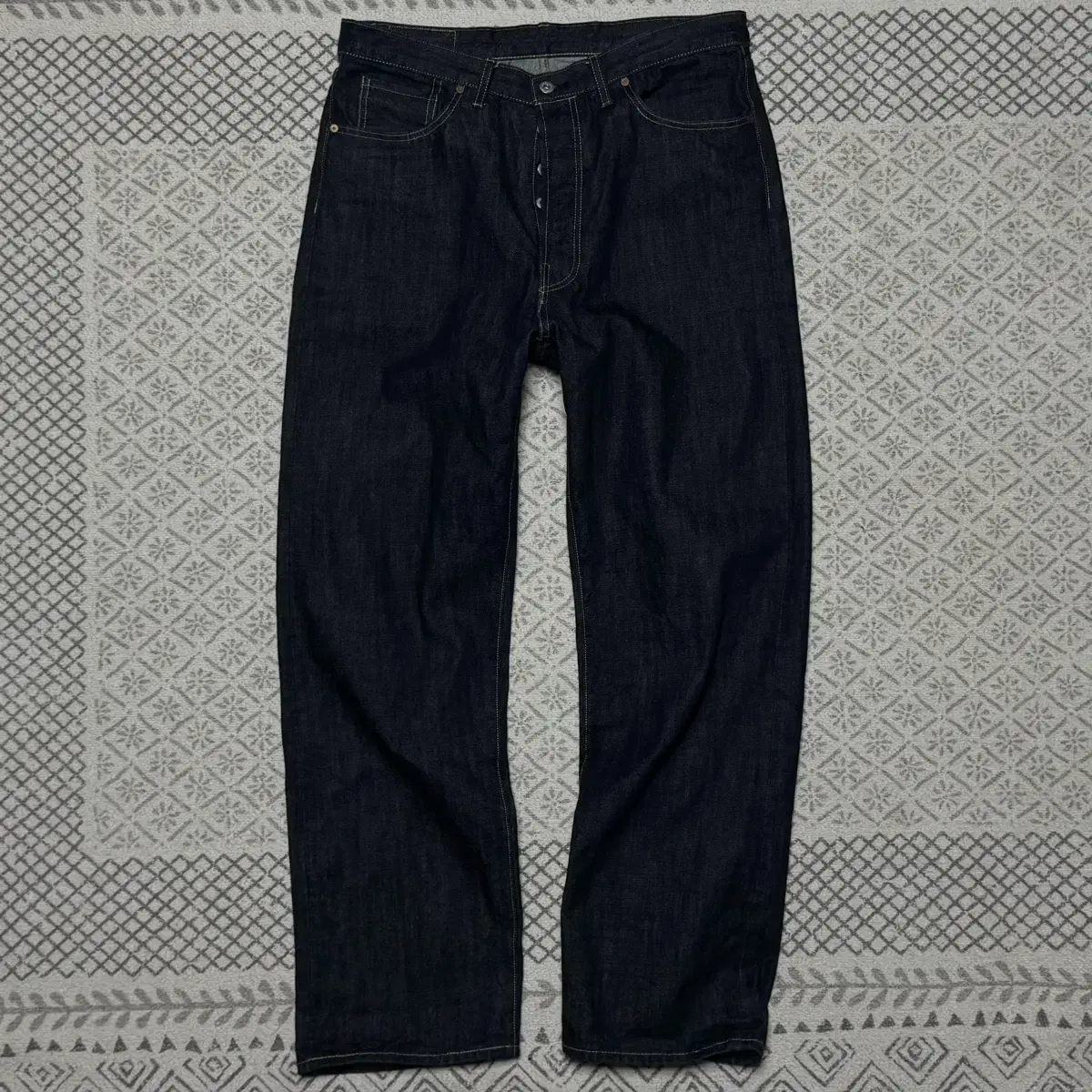 아웃스탠딩 W.W.II SELVEDGE STRAIGHT PANTS 데님