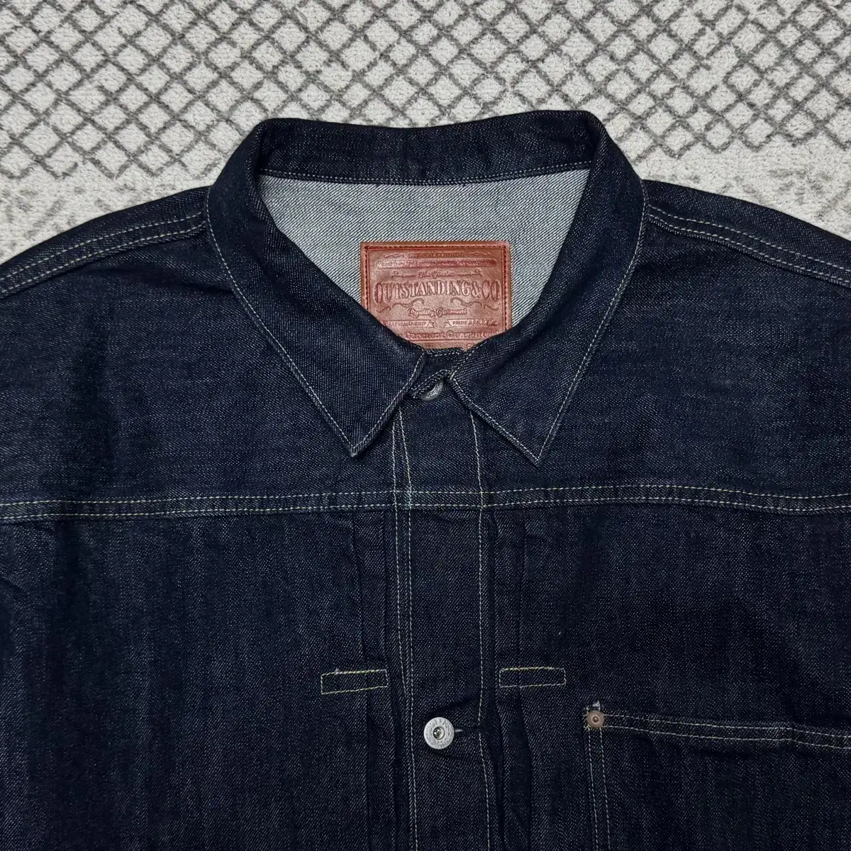 아웃스탠딩 W.W. Il SELVEDGE DENIM 1ST JACKET