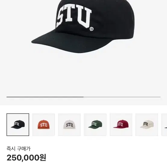 stussy stu cap