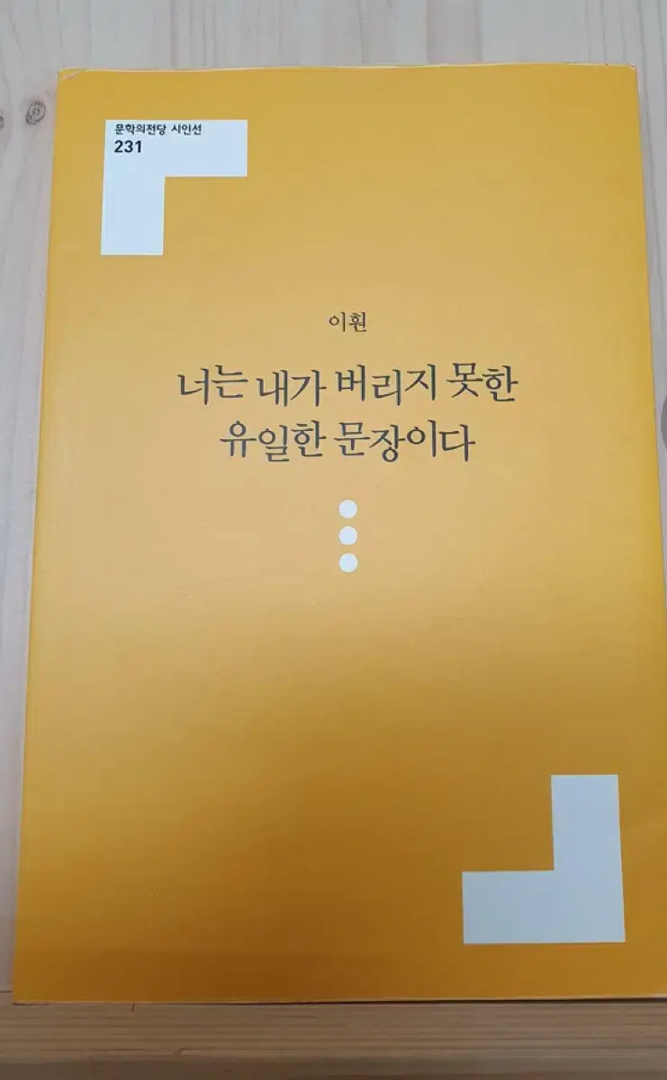 너는 내가 버리지 못한 유일한 문장이다(판매)