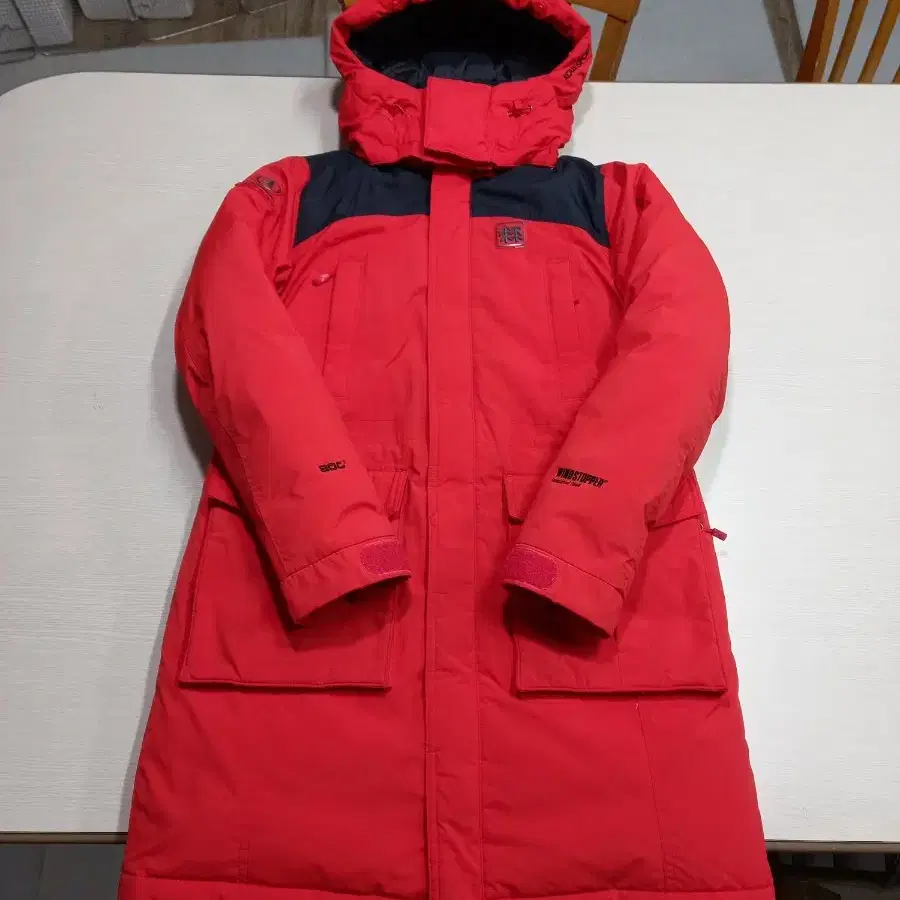 M95 KOLON SPORT 보급형 800+구스다운 하프 레드 M-813