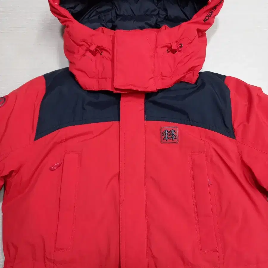 M95 KOLON SPORT 보급형 800+구스다운 하프 레드 M-813