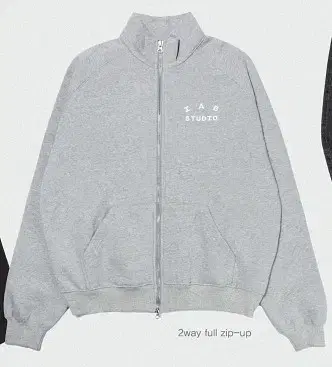 아이앱 2way full zip up XXL