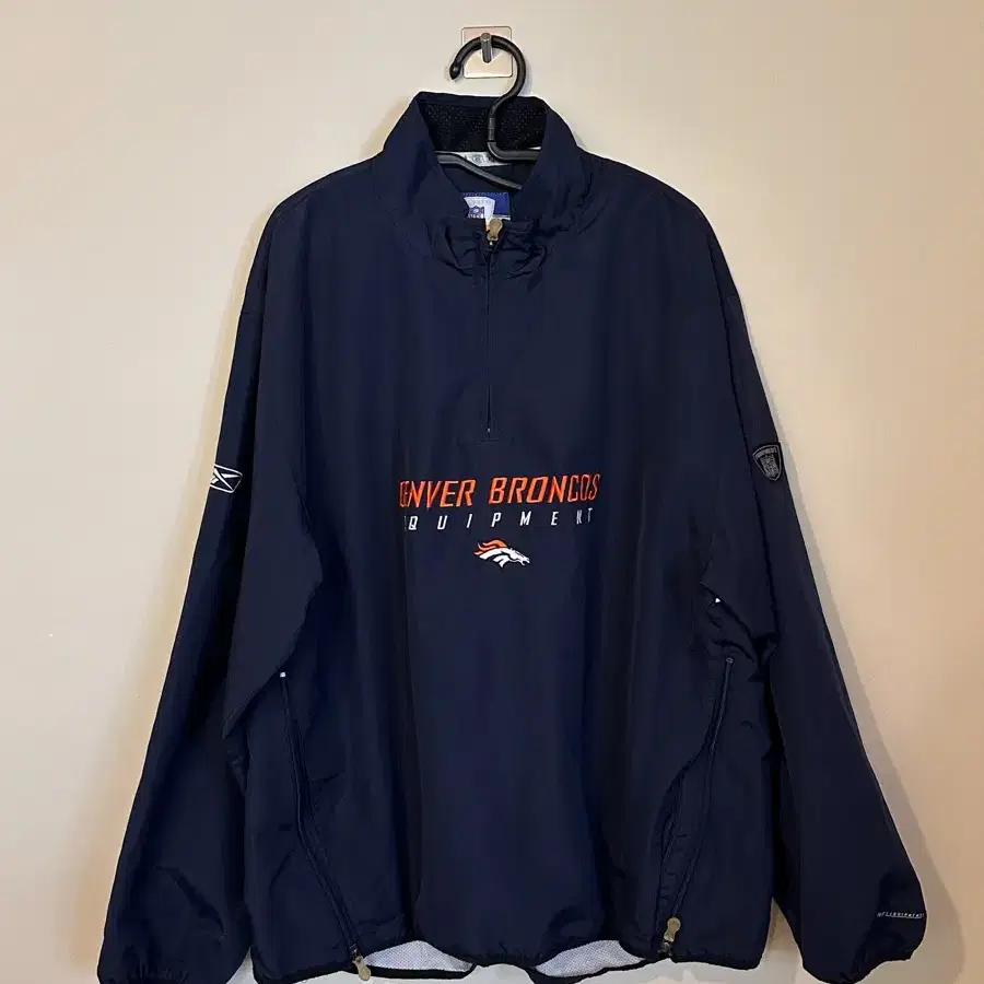 NFL denver broncos 아노락 바람막이 집업 L