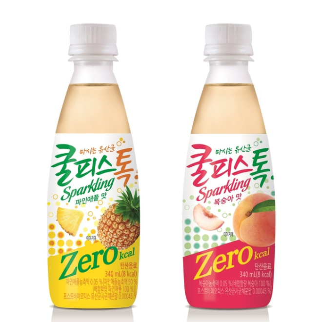 무료배송-동원 쿨피스톡 제로 0kcal 340ml 24개 파인애플/복숭아