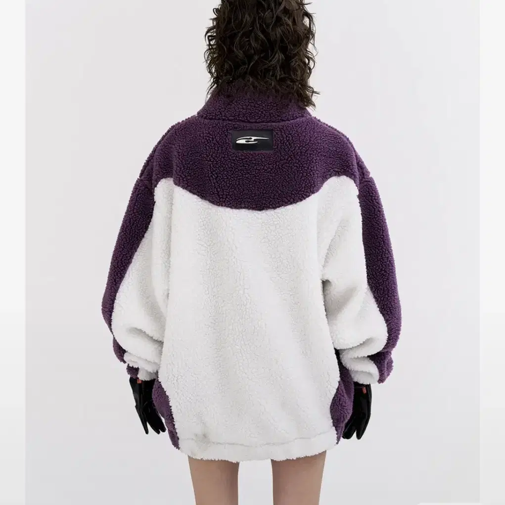 엘이이와이 FLEECE JACKET PURPLE