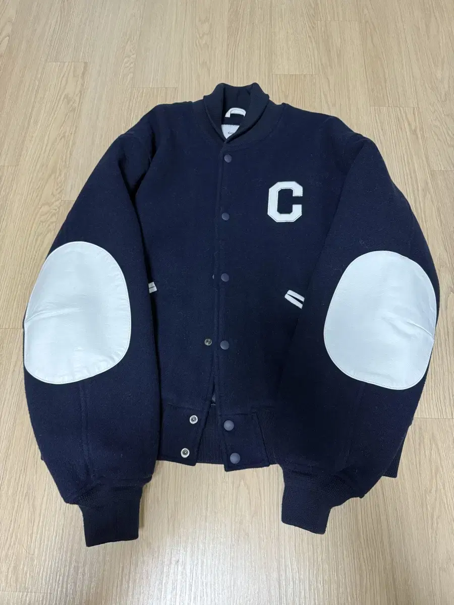 커버낫 바시티 C로고 C LOGO WOOL VARSITY JACKET