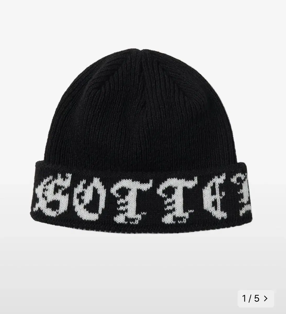 가터갤러리 GOTHIC BEANIE (BLACK)