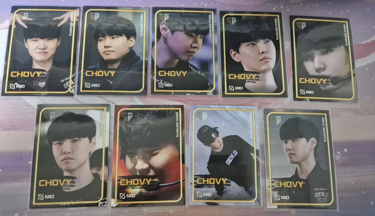 [Reservation] Gen.g Chovy 9cards 7 set